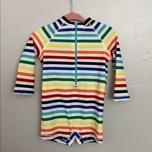 Baby Rainbow One-piece Rash Guard